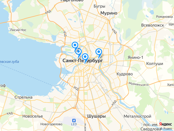 Россия на карте