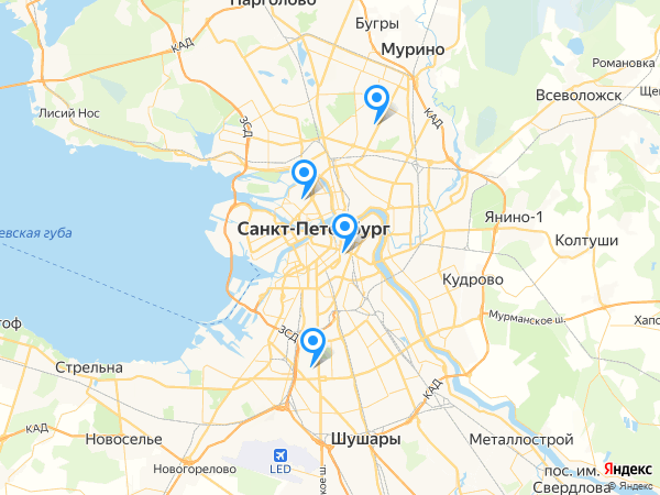 Ак Барс на карте