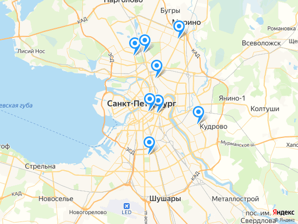 Генбанк на карте