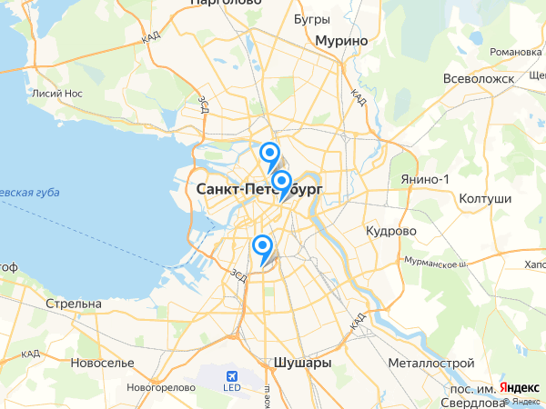 Банк Интеза на карте