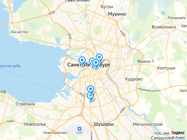Ситибанк на карте