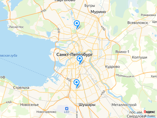Транскапиталбанк (ТКБ) на карте