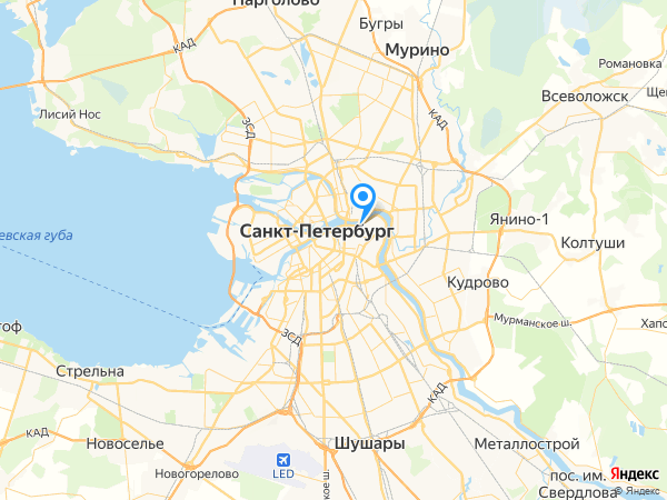 Пересвет на карте