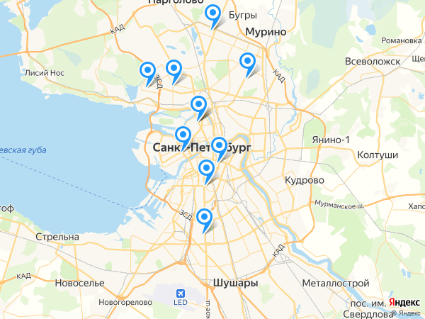 Бинбанк на карте