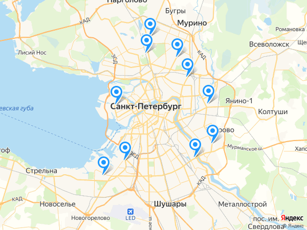 Совкомбанк на карте
