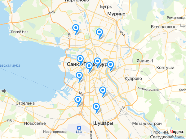 Ренессанс Кредит на карте