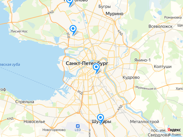 Ростфинанс на карте