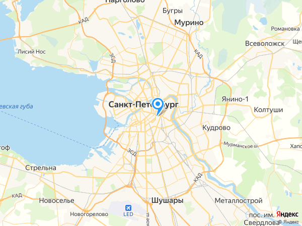 Союзный на карте