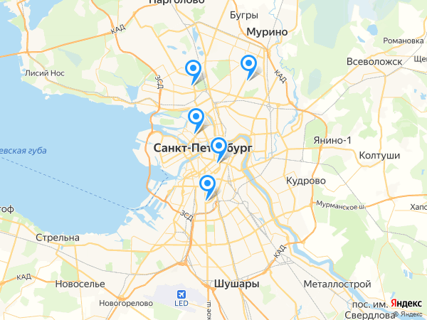 СИАБ на карте