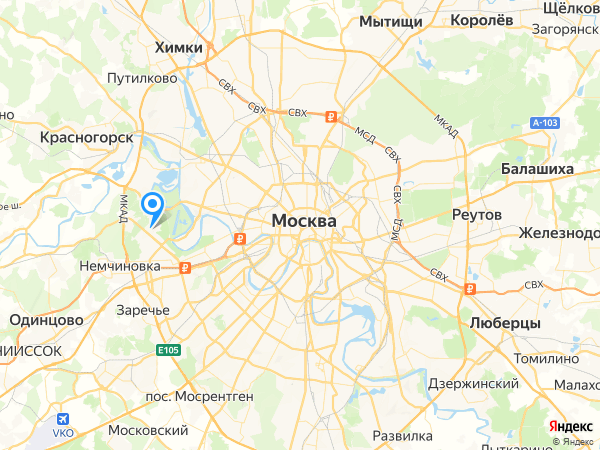 Сеть клиник экспертной медицины Медгород на карте