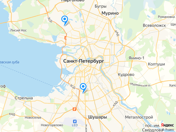 ГЕРА на карте