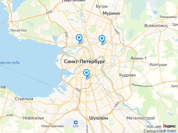 Невский Банк на карте