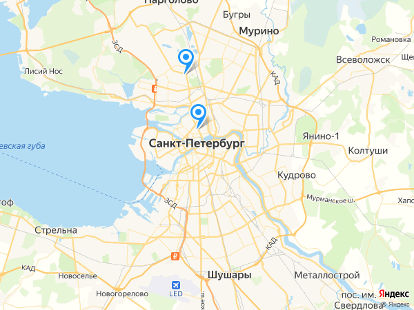 ПЕРВАЯ СЕМЕЙНАЯ КЛИНИКА ПЕТЕРБУРГА на карте