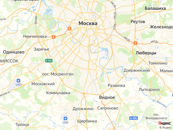 Аэролайф на карте