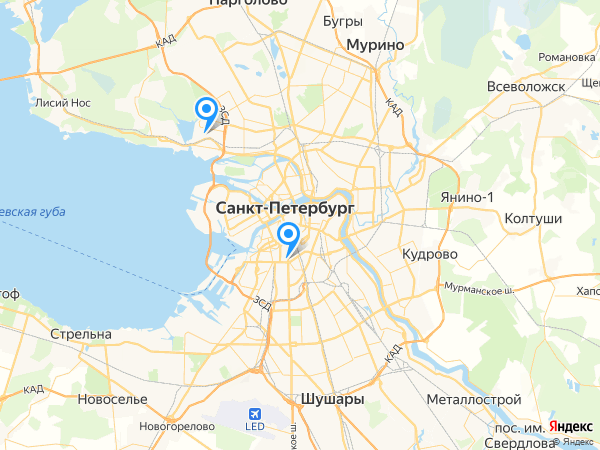 Форштадт на карте