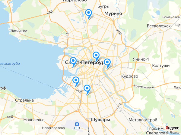 Московский Областной Банк на карте